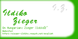 ildiko zieger business card